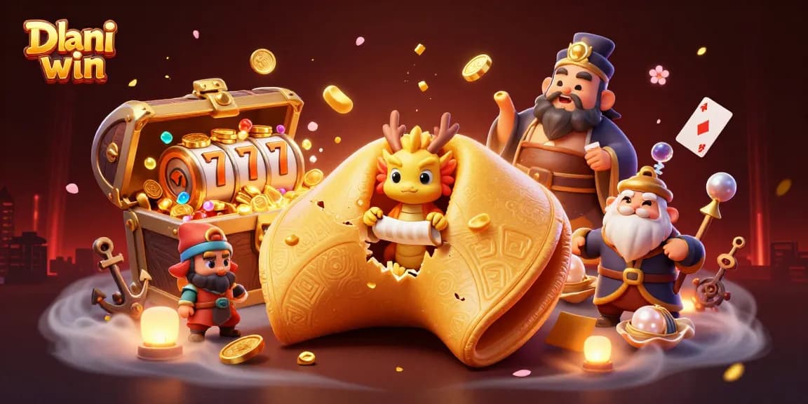 Dhani win players engage with exciting slot games alongside golden treasures and unique characters.
