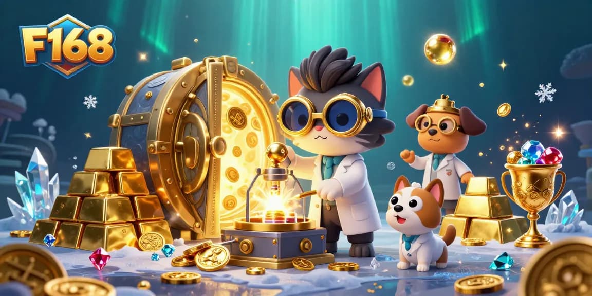 Experience thrilling gaming adventures at F168 with vibrant characters, treasures, and excitement!