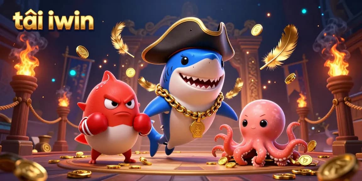Engage in exciting gameplay and tải iwin with our vibrant casino-themed illustration featuring colorful characters.