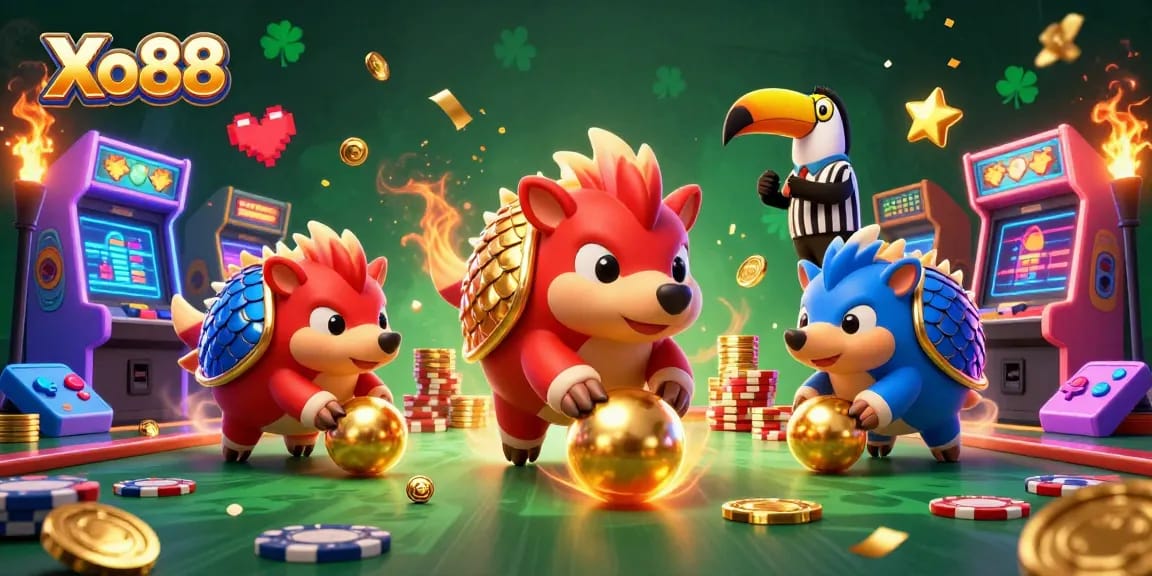 Xo88 offers thrilling casino experiences with competitive pangolins and vibrant gaming elements.