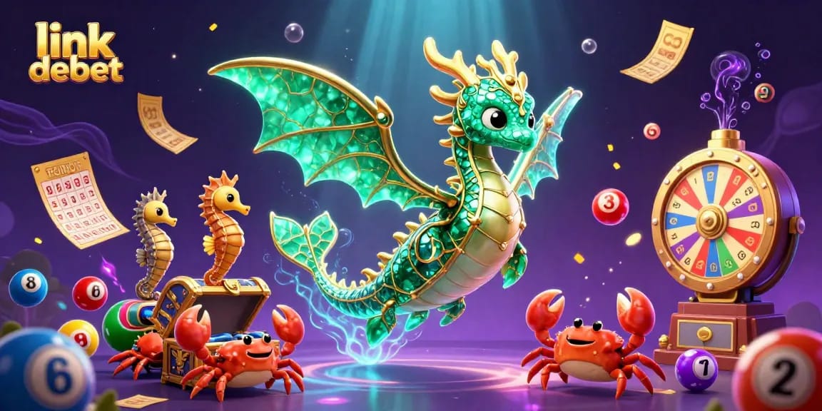 Experience thrilling gaming adventures with link debet's vibrant underwater scene filled with excitement.
