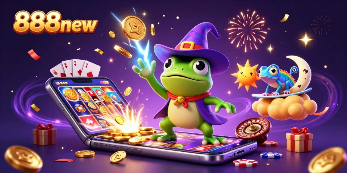 Experience the excitement of 888new as golden coins rain during a thrilling casino adventure.