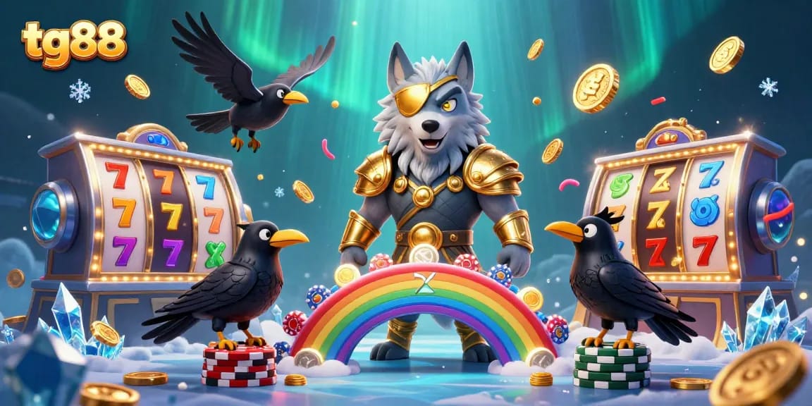 Experience thrilling gameplay with tg88, featuring Odin wolf and dynamic slot visuals.