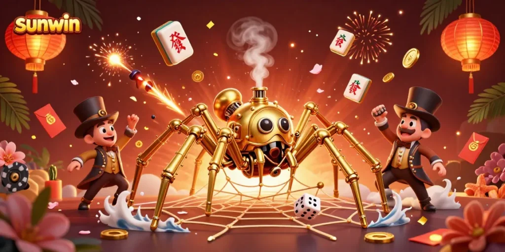 Play thrilling games at sunwin, featuring amusing characters and dynamic casino elements.
