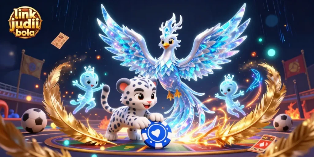 Engage with link judi bola at dynamic ice phoenix and snow leopard cub sports betting gaming scene.